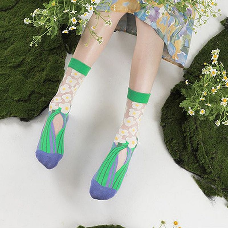 Daffodil Glass Socks