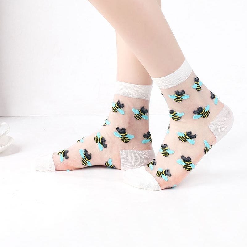 Honeybee Glass Socks